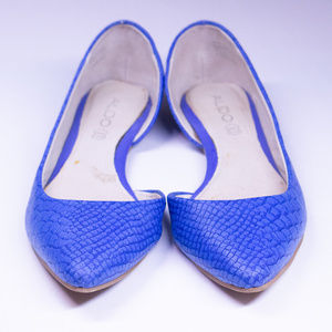 Electric Blue Flats